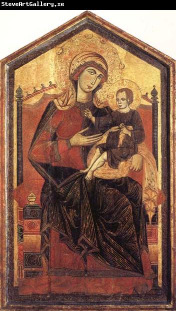 Guido da Siena Madonna and Child Enthroned